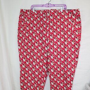 NWTS Lane Bryant Birds Of Paradise Flower Curvy Fit Ankle Lena Size 28